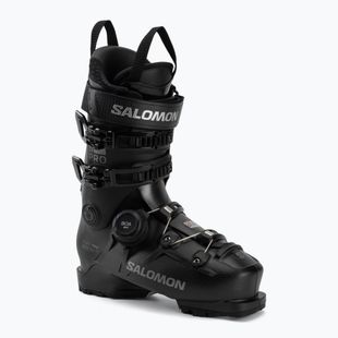 Pánske lyžiarske topánky Salomon S/PRO Supra S Boa 100 black/beluga met/dark grey met