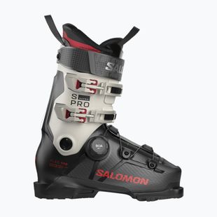 Pánske lyžiarske topánky Salomon S/PRO Supra S Boa 110 black/gray aurora/samba met