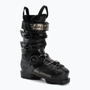 Dámske lyžiarske topánky Salomon S/PRO Supra S Boa 85 W black/beluga met/light bronze met