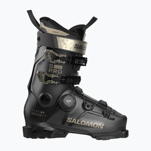 Dámske lyžiarske topánky Salomon S/PRO Supra S Boa 85 W black/beluga met/light bronze met