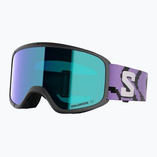 Lyžiarske okuliare Salomon Aksium 2.0 S S2 black pansy/ml mid blue