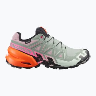 Dámske bežecké topánky Salomon Speedcross 6 GTX Icon black/green milieu