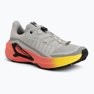 Pánske bežecké topánky Salomon Genesis 2 gray violet/safety yellow