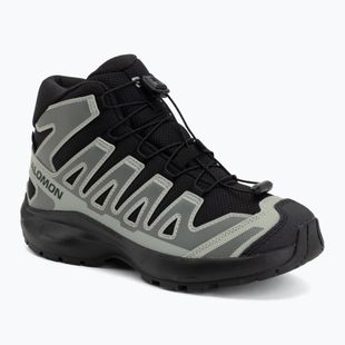 Detské turistické topánky Salomon XA PRO MID Waterproof black/sedona sage