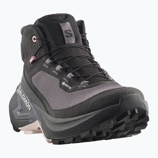Dámske turistické topánky Salomon Genesis Mid GTX black/dawn pink