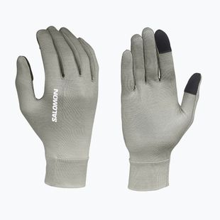 Bežecké rukavice Salomon Merino Gloves castor gray