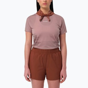 Dámske bežecké tričko Salomon Sense Aero GFX Tee SS antler/chocolate fondant