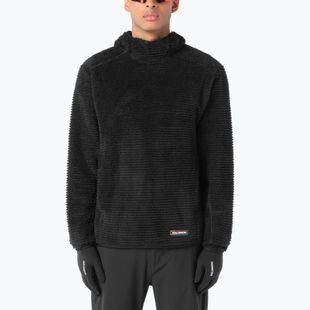 Pánska fleecová mikina Salomon Thernova Fleece Hoodie deep black