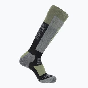 Lyžiarske ponožky Salomon S/Blaze black/oil green
