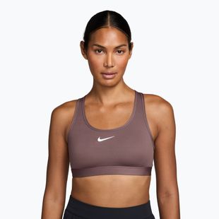 Športová podprsenka Nike Swoosh Medium Support tattoo/white