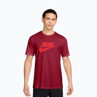 Pánske tričko Nike Dri-Fit Running team crimson/light crimson