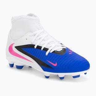Detské futbalové kopačky Nike Phantom 6 High Club FG/MG racer blue/white/pink blast