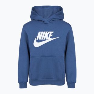 Detská mikina Nike Club Fleece Hoodie mystic navy/white