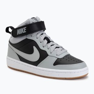 Topánky  Nike Court Borough Mid 2 black/white/gum med brown/light smoke grey