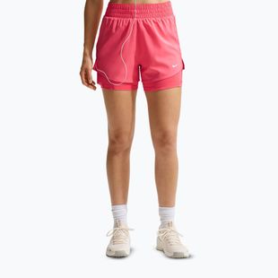 Dámske šortky Nike One Dri-Fit High-Waisted 3" 2In1 sea coral/white