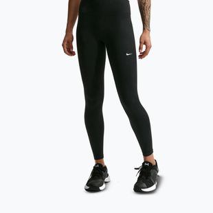 Dámske legíny Nike One Seamless Front High-Waisted black/white
