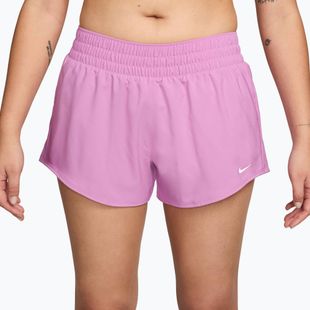 Dámske šortky Nike One Dri-Fit 3" light magenta/white