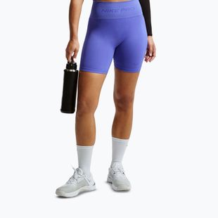 Dámske šortky Nike Pro Seamless High-Waisted Biker 5" sapphire