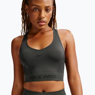 Dámske tričko Nike Pro Seamless Dri-Fit Cropped dark