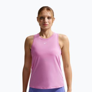 Dámske tréningové tričko Nike One Classic Dri-Fit light magenta/white