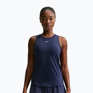 Dámske tréningové tričko Nike One Classic Dri-Fit midnight navy/white
