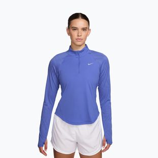Dámske bežecké tričko s dlhým rukávom Nike Tempo Flash Dri-Fit 1/4 Zip sapphire/black/white