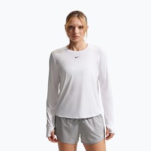Tréningové tričko longsleeve Nike One Classic Dri-Fit white/black