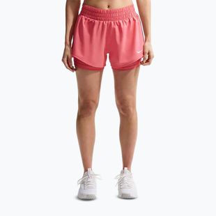 Dámske bežecké šortky Nike One Dri-FIT 2IN1 sea coral/white