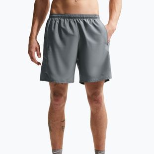 Pánske bežecké šortky Nike Miler Dri-Fit Brief Lined7" smoke grey/smoke grey