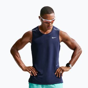 Pánske bežecké tričko Nike Miler Dri-Fit midnight navy
