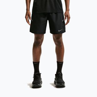 Pánske bežecké šortky Nike Miler Dri-Fit 2in1 7" black/black