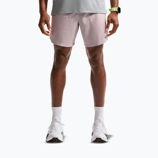 Pánske bežecké šortky Nike Stride Dri-Fit Brief-Lined 7" particle rose