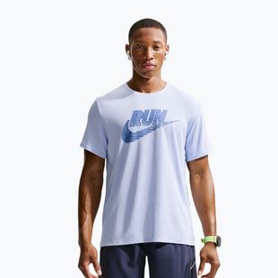 Pánske bežecké tričko Nike Miler Dri-Fit UV hydrogen blue/lapis
