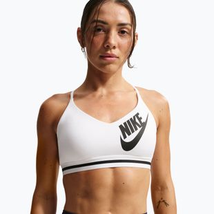 Fitness podprsenka Nike Indy Light Support white/black