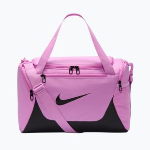 Tréningová taška Nike Brasilia Duffel Extra Small 24 l light magenta/black/black