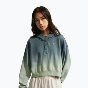 Dámska mikina  Nike Sportswear Phoenix Fleece Oversized Henley Hoodie steam/mineral slate