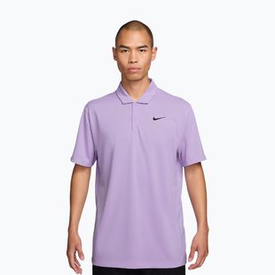Pánske tenisové tričko Nike Court Dri-Fit Polo Solid violet mist/black