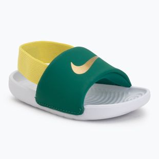 Detské šľapky Nike Kawa malachite/sonic yellow