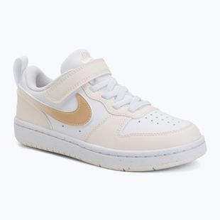 Detské topánky Nike Court Borough Low white/chalk/white/shimmer