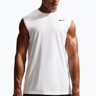 Pánske tréningové tričko Nike Dri-FIT Sleeveless Training Top white/black