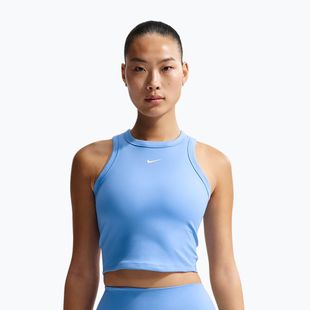 Dámske tričko Nike One Fitted Dri-Fit Cropped Tank thunder university blue/white
