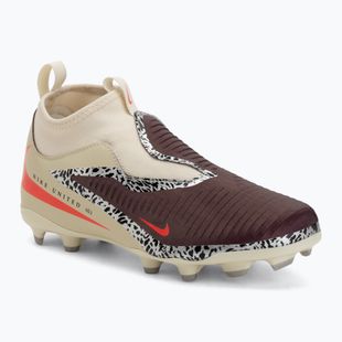 Detské kopačky Nike United Jr. Phantom 6 High Academy MG burgundy crush/fossil/university red