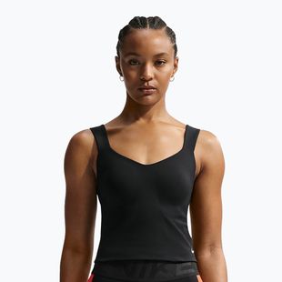 Dámske tréningové tričko Nike Pro Sculpt Medium Support Padded Tank black/white