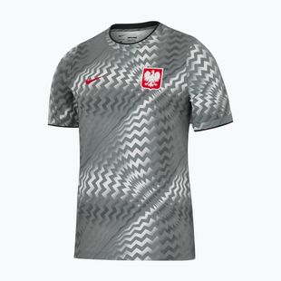 Pánsky futbalový dres Nike Dri-Fit Poland Pre-Match 2026 pure platinum/cool grey