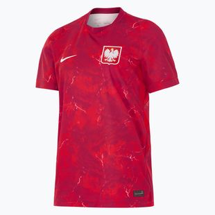 Dámsky futbalový dres Nike Dri-Fit Poland Stadium Away 2026 noble red/sport red
