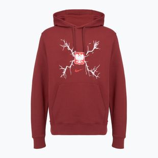 Pánska mikina Nike Pullover Hoodie team red
