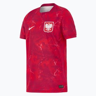 Detský futbalový dres Nike Dri-Fit Poland Stadium Away 2026 noble red/sport red