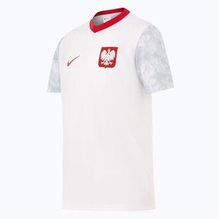 Detský futbalový dres Nike Dri-Fit Poland Home 2026 white/field silver