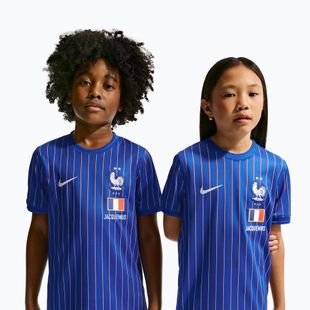 Detský futbalový dres Nike France Pre-Match game royal/university red/white
