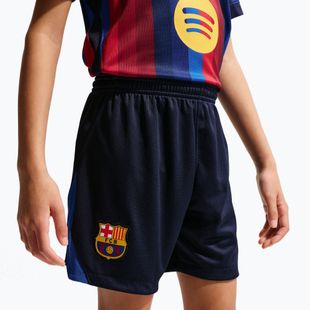 Detské futbalové šortky Nike FC Barcelona Dri-Fit Stadium Home blackened blue/mineral yellow